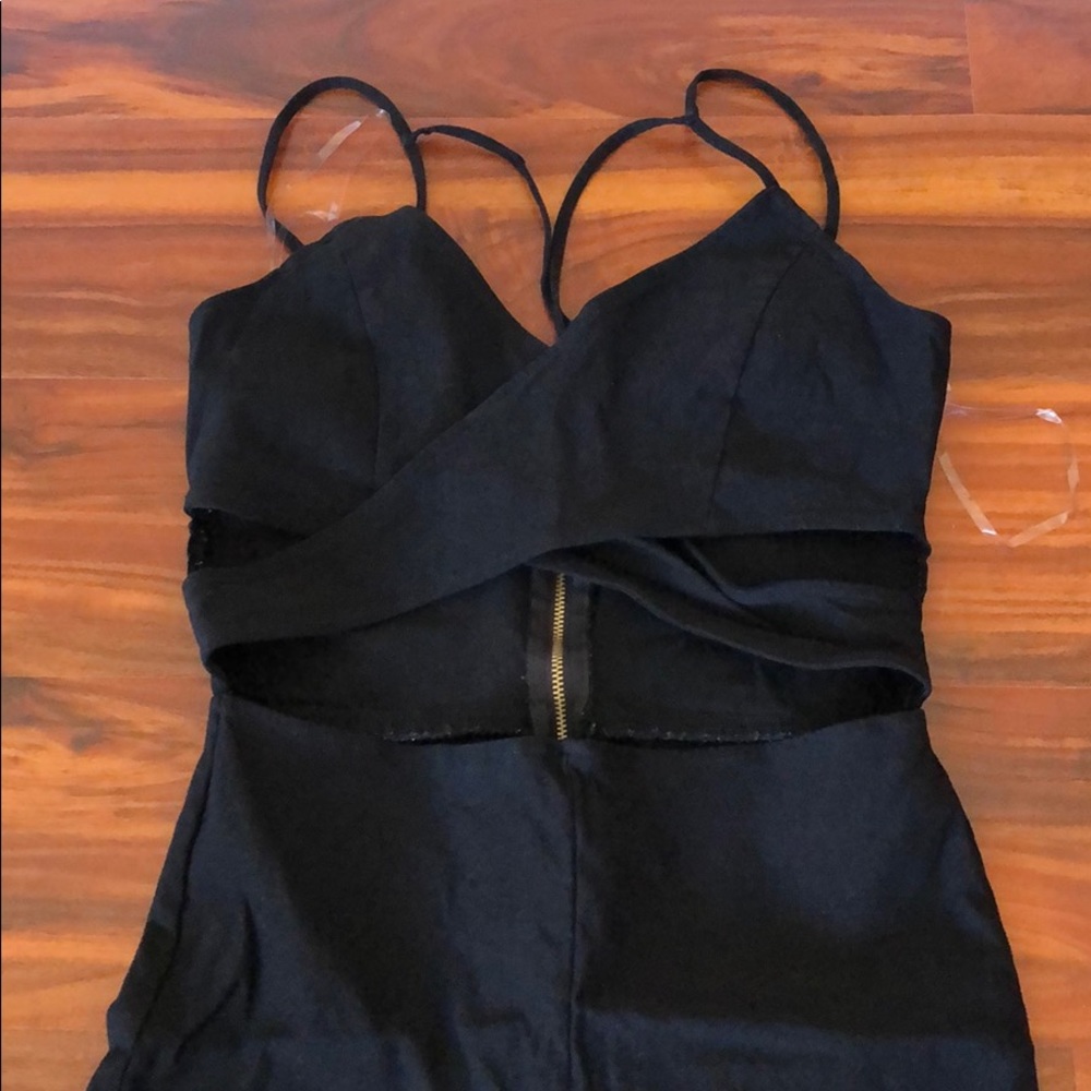 Charlotte Russe Black Jumpsuit Medium